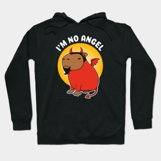 I'm no angel Capybara Devil Costume Hoodie